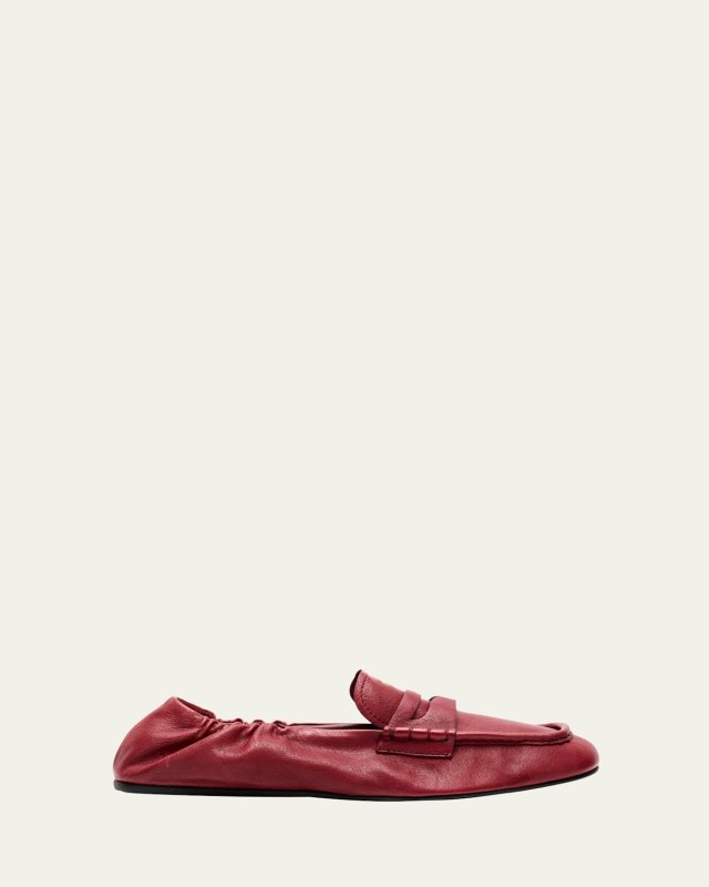 Aviator Leather Penny Loafers